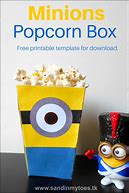 Image result for Minion Popcorn Box