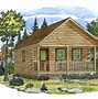 Image result for Green and Brown Log Cabin Small
