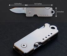 Image result for Titanium Keychain Knife