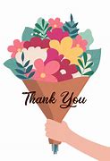 Image result for Basket of Flowers Thank You Pic Cartoon