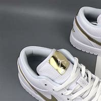 Image result for Jordan 1 High Gold and White