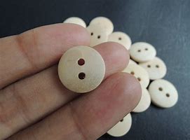 Image result for Wooden Buttons No Hole