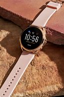 Image result for Fossil Gen 6 Rose Gold Smartwatch