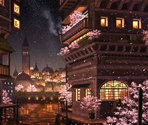 Image result for Anime City Lights
