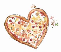 Image result for Cartoon Cheese Pizza Heart