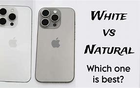 Image result for iPhone 15 Pro White Titanium vs iPhone 14 Pro Silver