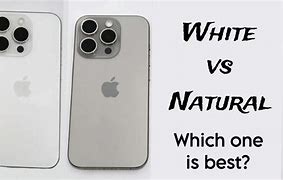 Image result for iPhone 15 Pro White vs Black