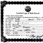 Image result for Death Certificate Example