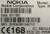 Image result for Nokia C210 Imei Number