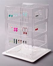 Image result for Revolving Acrylic Earring Display Stand