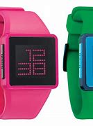 Image result for Cool Digital Watch Courlorfull Neon