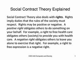 Image result for Social Contract Theory Imigies Example