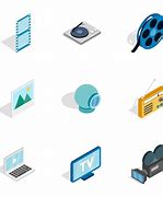 Image result for Audio and Video Icon Black 3D