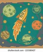 Image result for Space Science Fiction Planets Cartoon