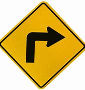 Image result for Sharp Curve Road Sign