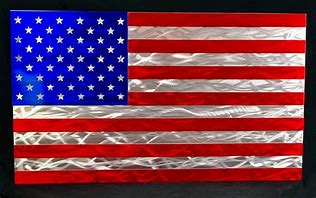 Image result for Metal American Flag