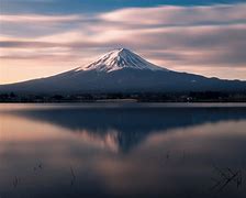 Image result for Mount Fuji in Winter