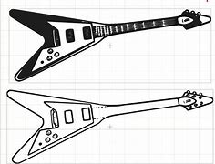 Image result for Flying V Guitar Clip Art