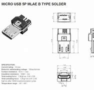 Image result for Male Micro USB Dimensions