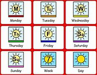 Image result for Symbols Days of the Week School