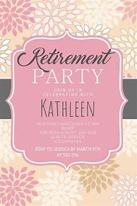Image result for Retirement Party Flyer Template