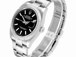 Image result for Rolex Datejust Gold with Black Dial