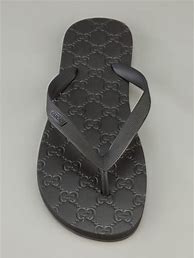Image result for Black Gucci Flip Flops