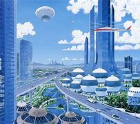 Image result for Futuristic Japanese Art