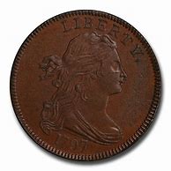 Image result for 1797 Draped Bust Large Cent