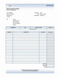Image result for Fillable Invoice Template Excel