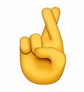Image result for Fingers Crossed Emoji