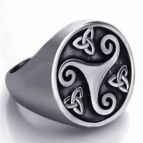 Image result for Stainless Steel Celtic Ring