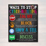 Image result for Anti Cyberbullying Poster