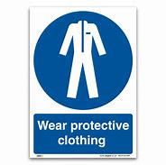 Image result for Safety Signs On What to Wear Full Body