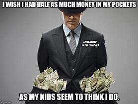 Image result for Money in Hand Meme