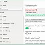 Image result for Tablet Mode Settings Surface Pro