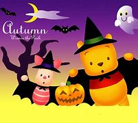 Image result for Winnie the Pooh Halloween Wallpaper