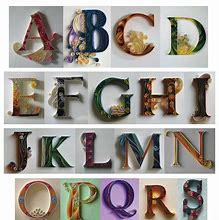 Image result for Paper Quilling Letter Patterns