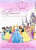 Image result for Princess Theme Birthday Cards