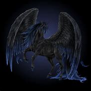 Image result for Black Unicorn Pegasus