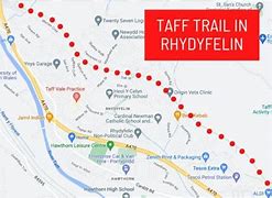 Image result for Walking the Taff Trail Map