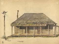 Image result for Painting Judge Roy Bean