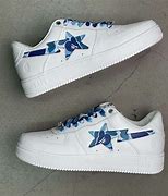 Image result for BAPE Blue Sneakers