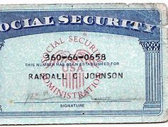 Image result for Blank SSI Card