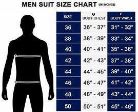 Image result for 42 Regular Size Chart