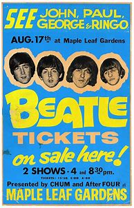 Image result for Beatles Concert Poster