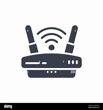 Image result for Network Black/Color Router Icon