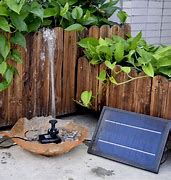 Image result for Square Solar Fountin Pump