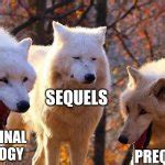 Image result for Three Wolf Meme