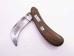 Image result for Curved Blade Pocket Knife
